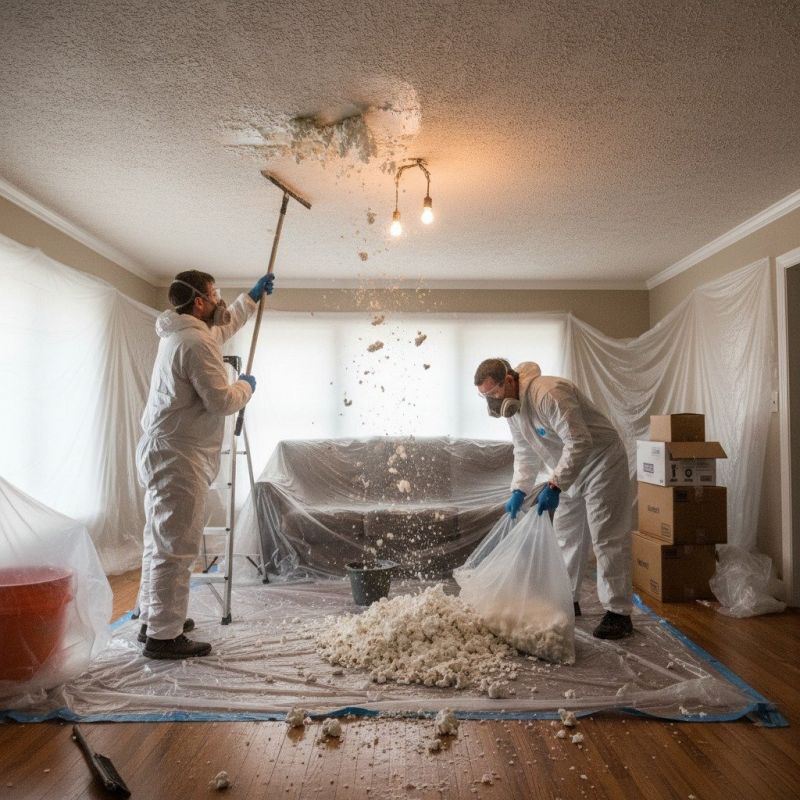 Knockdown Ceiling Removal in Boulder, CO