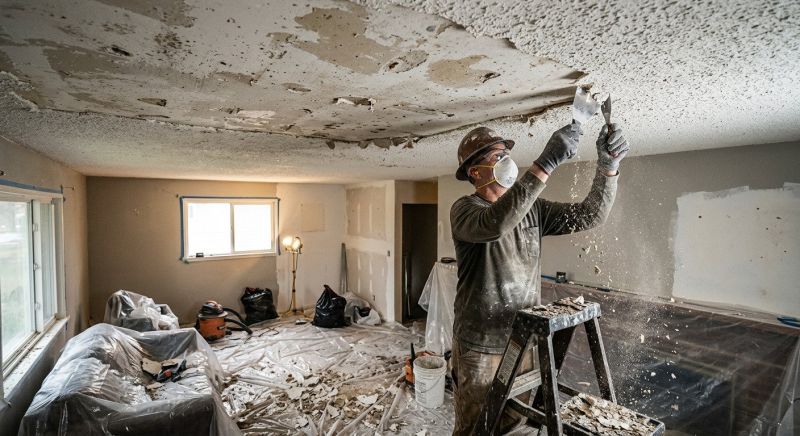 Stipple Ceiling Removal in Kansas City, KS