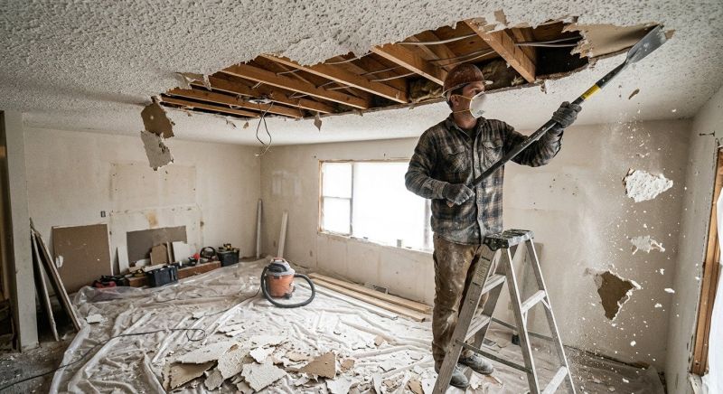 Knockdown Ceiling Removal in Temecula, CA
