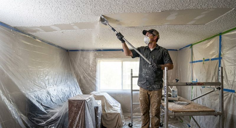 Stipple Ceiling Removal in Overland Park, KS