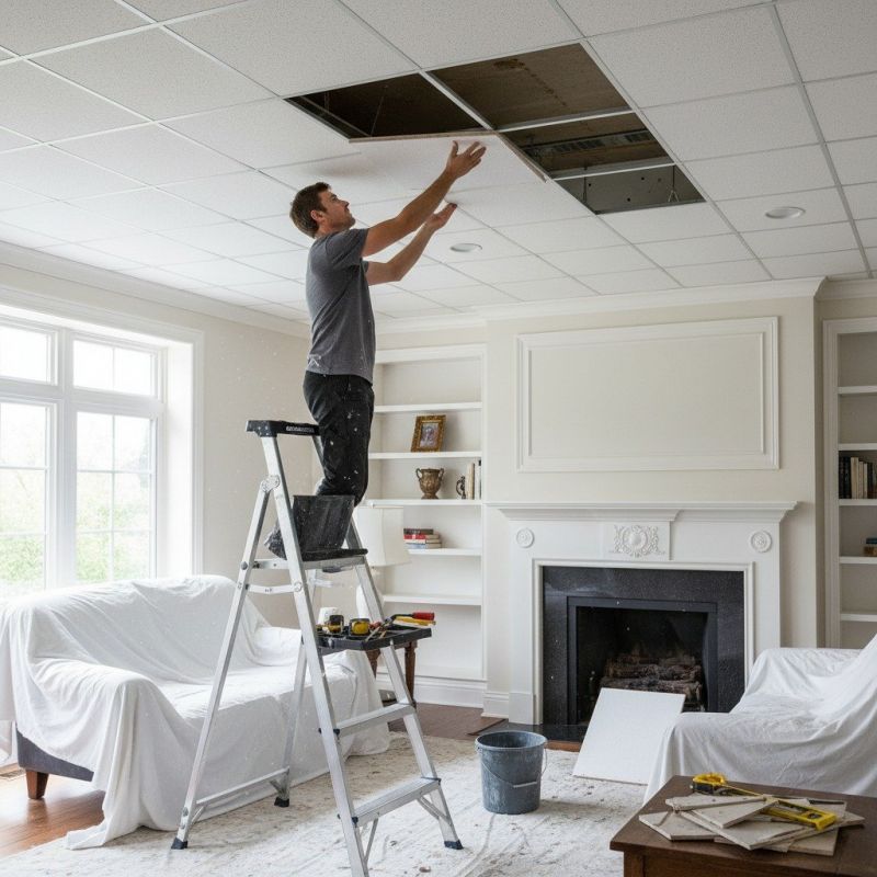 Swirl Ceiling Removal