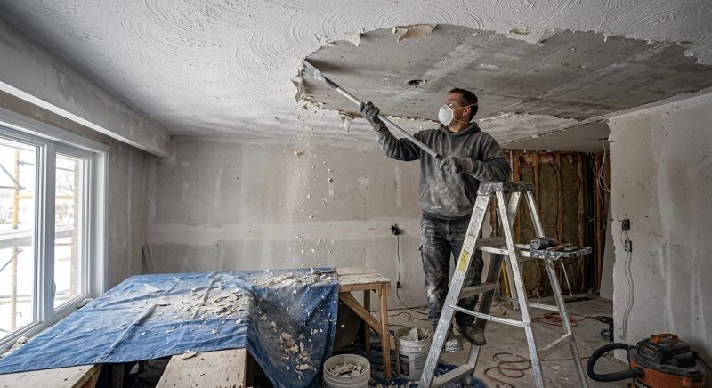 Swirl Ceiling Removal in Littleton, CO