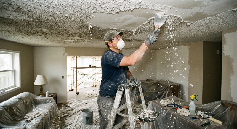 Textured Ceiling Removal in Overland Park, KS