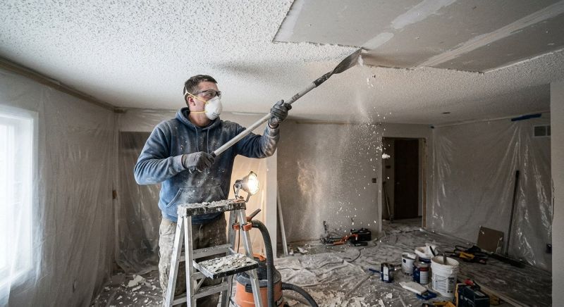 Textured Ceiling Scraping in Kansas City, KS