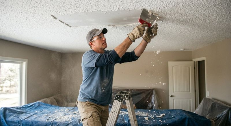 Textured Ceiling Scraping in Gilbert, AZ